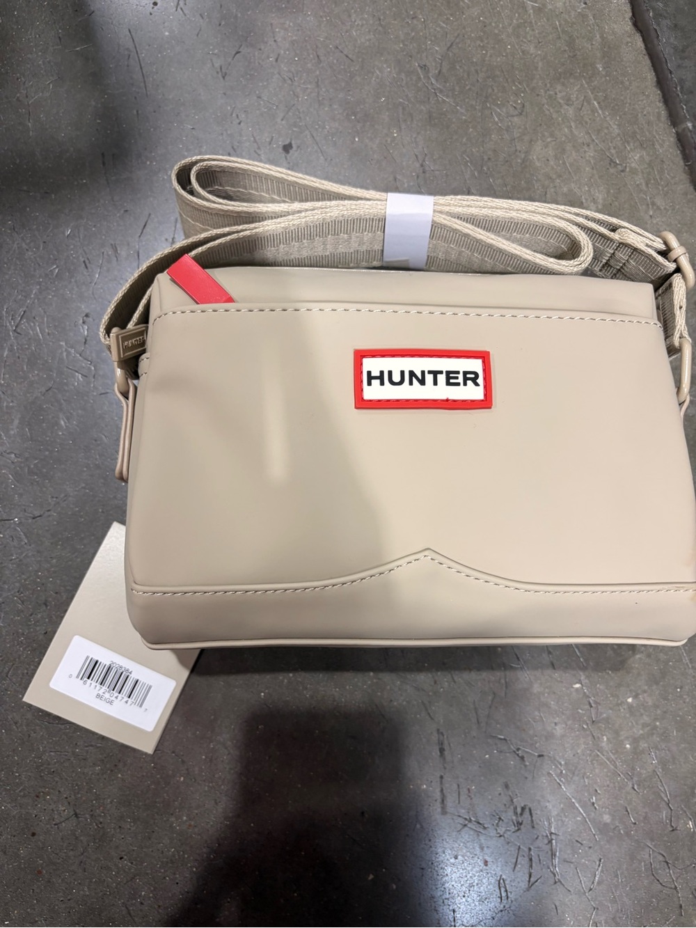 Hunter Black Crossbody Bag with Red Accents - black-or white(pick own color)new - Picture 3 of 16